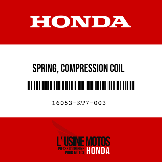image de 16053-KT7-003 SPRING, COMPRESSION COIL