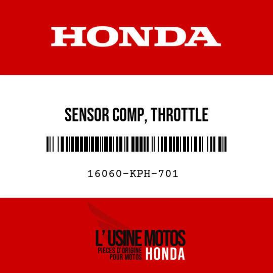 image de 16060-KPH-701 SENSOR COMP, THROTTLE