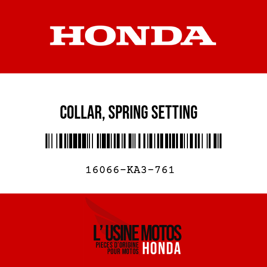 image de 16066-KA3-761 COLLAR, SPRING SETTING