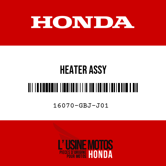 image de 16070-GBJ-J01 HEATER ASSY