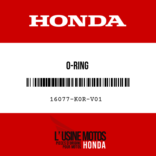 image de 16077-K0R-V01 O-RING
