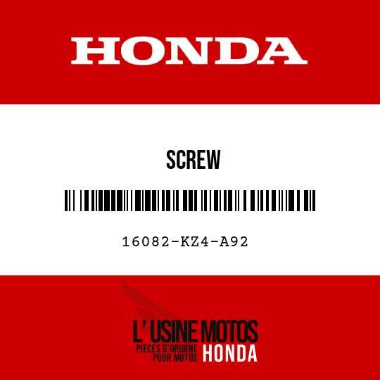 image de 16082-KZ4-A92 SCREW