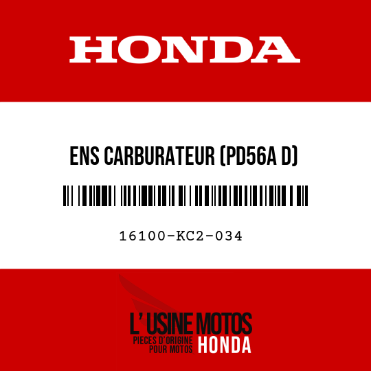 image de 16100-KC2-034 ENS CARBURATEUR (PD56A D)