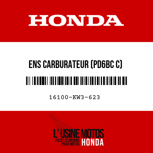 image de 16100-KW3-623 ENS CARBURATEUR (PD6BC C)