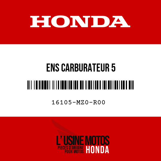 image de 16105-MZ0-R00 ENS CARBURATEUR 5