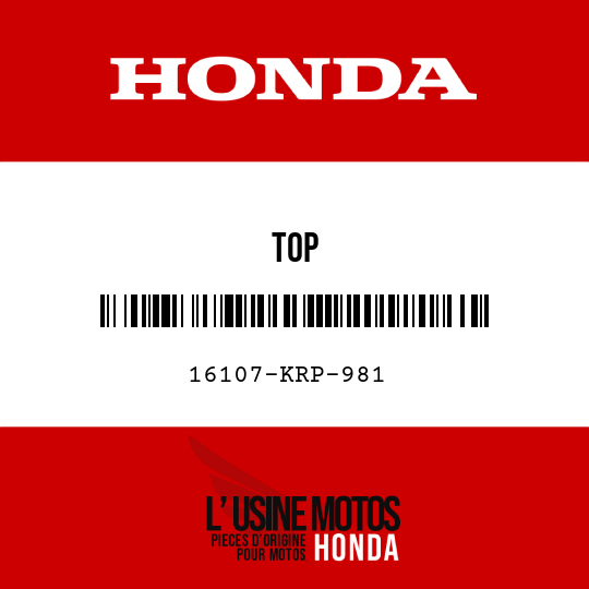 image de 16107-KRP-981 TOP