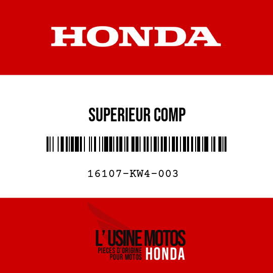 image de 16107-KW4-003 SUPERIEUR COMP