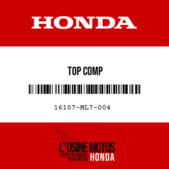 image de 16107-ML7-004 TOP COMP