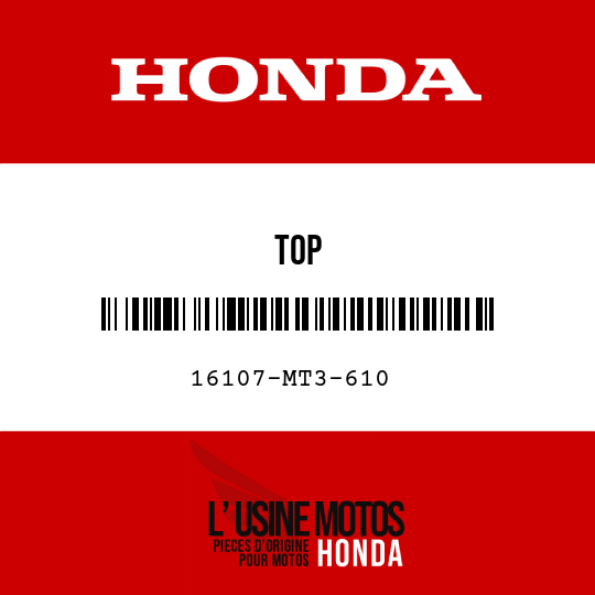 image de 16107-MT3-610 TOP