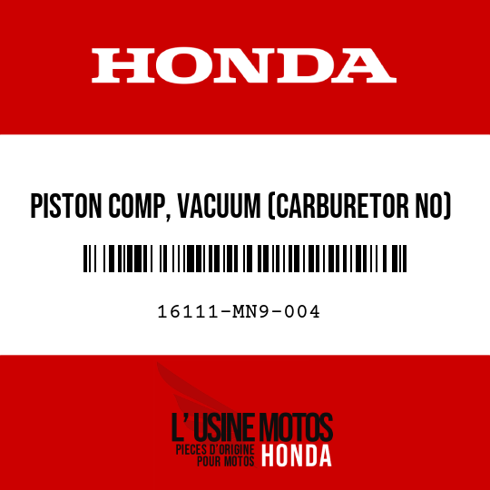 image de 16111-MN9-004 PISTON COMP, VACUUM (CARBURETOR NO)