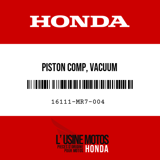 image de 16111-MR7-004 PISTON COMP, VACUUM