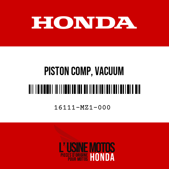 image de 16111-MZ1-000 PISTON COMP, VACUUM