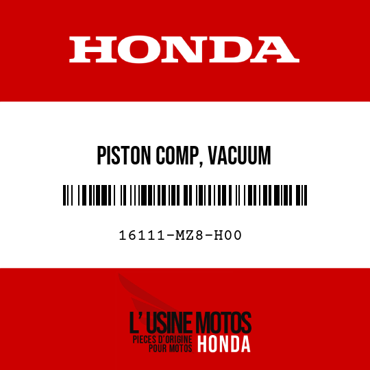 image de 16111-MZ8-H00 PISTON COMP, VACUUM