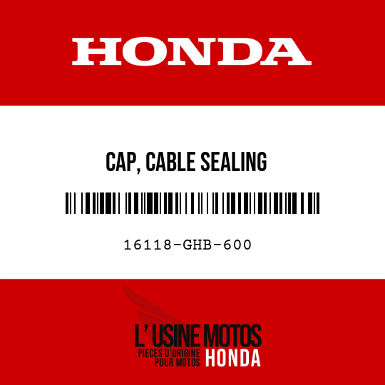image de 16118-GHB-600 CAP, CABLE SEALING