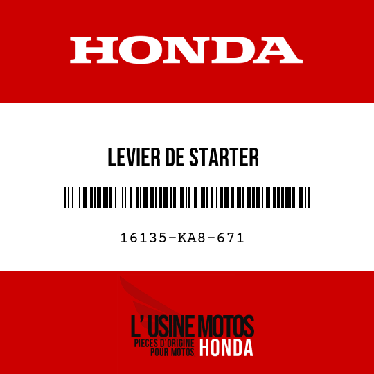 image de 16135-KA8-671 LEVIER DE STARTER