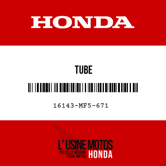 image de 16143-MF5-671 TUBE