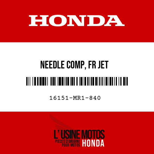 image de 16151-MR1-840 NEEDLE COMP, FR JET