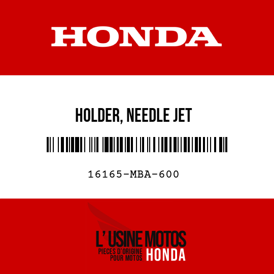 image de 16165-MBA-600 HOLDER, NEEDLE JET