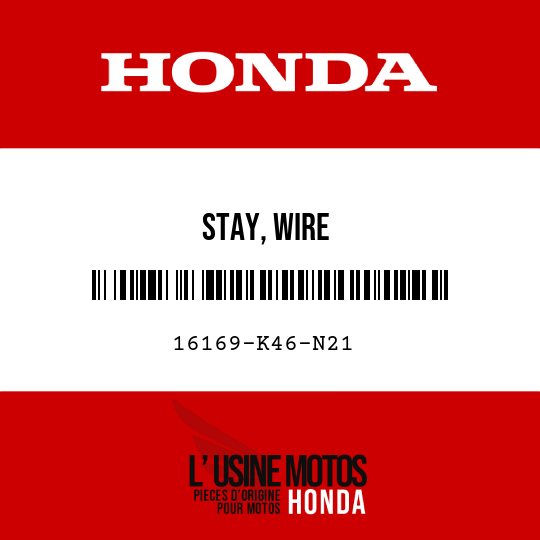 image de 16169-K46-N21 STAY, WIRE