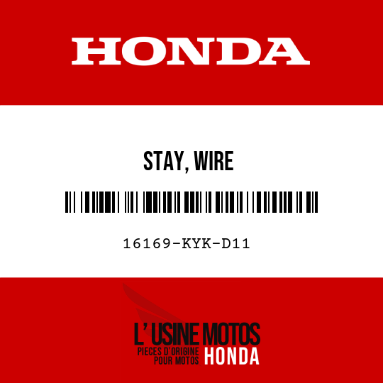 image de 16169-KYK-D11 STAY, WIRE