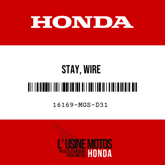 image de 16169-MGS-D31 STAY, WIRE