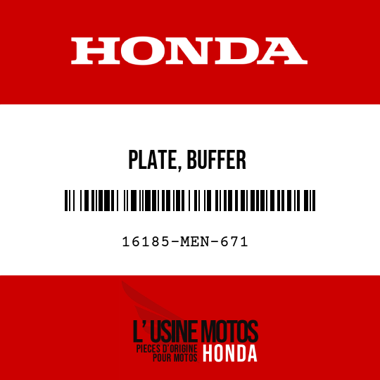 image de 16185-MEN-671 PLATE, BUFFER