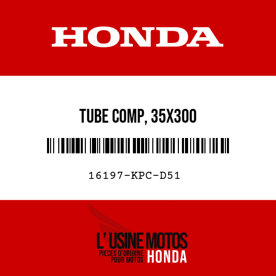 image de 16197-KPC-D51 TUBE COMP, 35X300