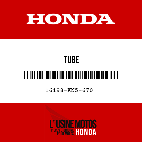 image de 16198-KN5-670 TUBE