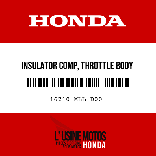 image de 16210-MLL-D00 INSULATOR COMP, THROTTLE BODY