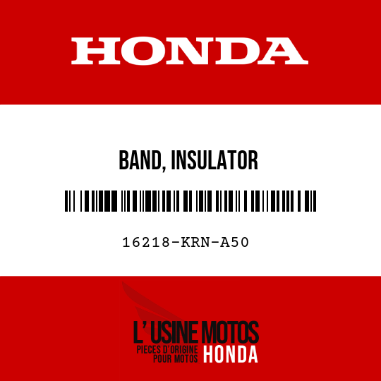 image de 16218-KRN-A50 BAND, INSULATOR