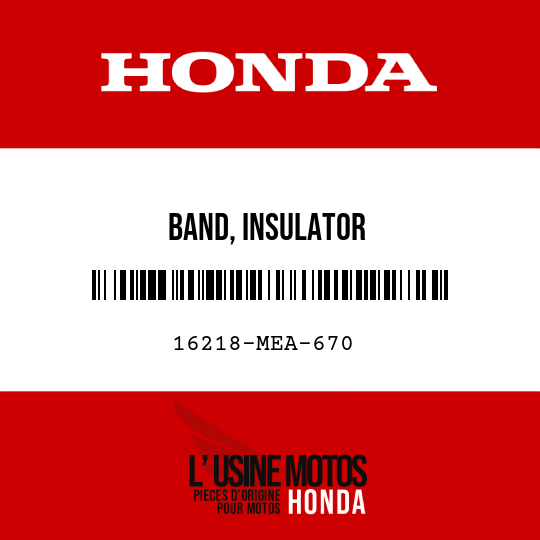 image de 16218-MEA-670 BAND, INSULATOR