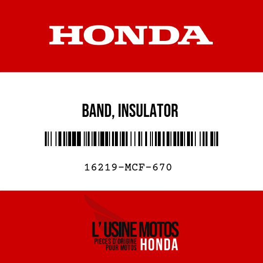 image de 16219-MCF-670 BAND, INSULATOR
