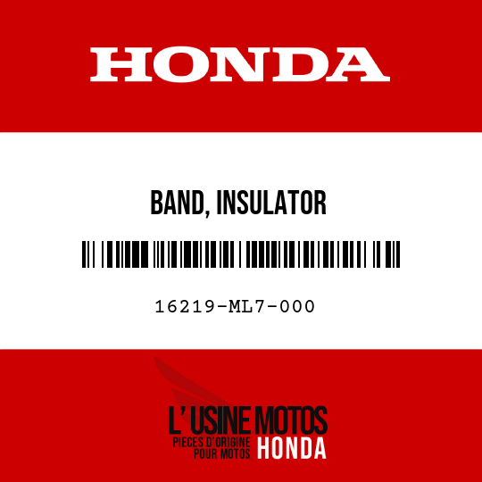 image de 16219-ML7-000 BAND, INSULATOR