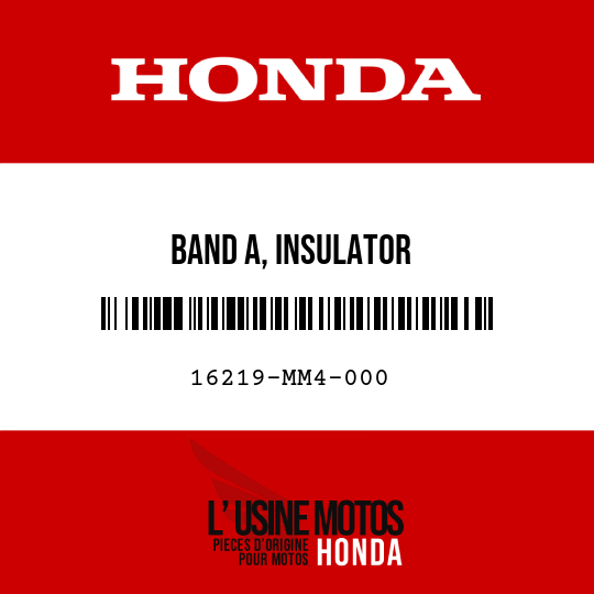 image de 16219-MM4-000 BAND A, INSULATOR