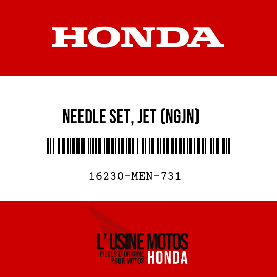 image de 16230-MEN-731 NEEDLE SET, JET (NGJN)