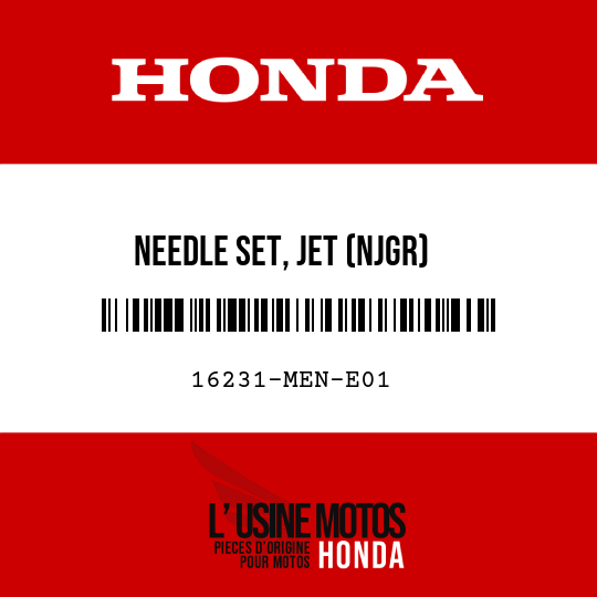 image de 16231-MEN-E01 NEEDLE SET, JET (NJGR)