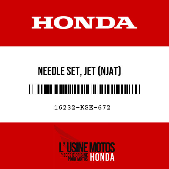 image de 16232-KSE-672 NEEDLE SET, JET (NJAT)