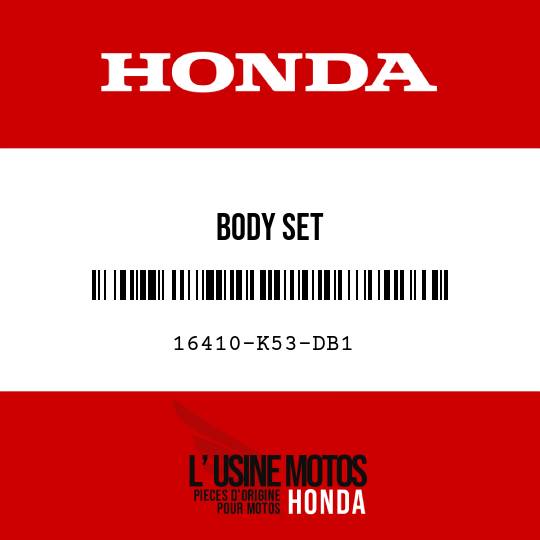 image de 16410-K53-DB1 BODY SET