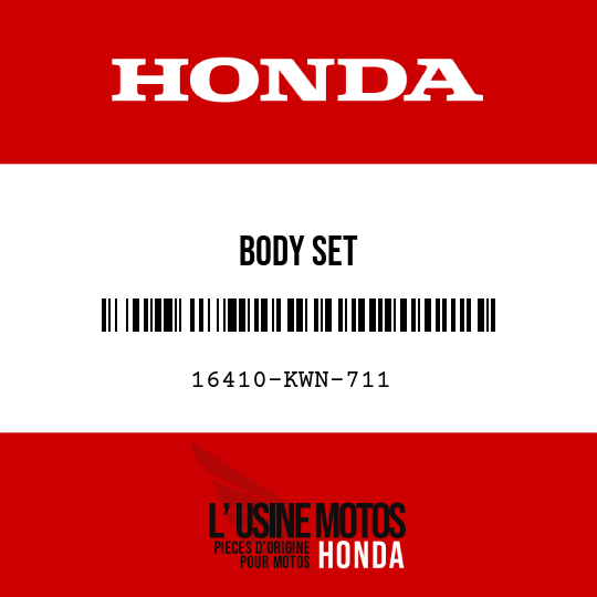 image de 16410-KWN-711 BODY SET