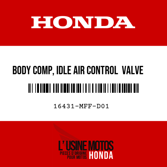 image de 16431-MFF-D01 BODY COMP, IDLE AIR CONTROL  VALVE