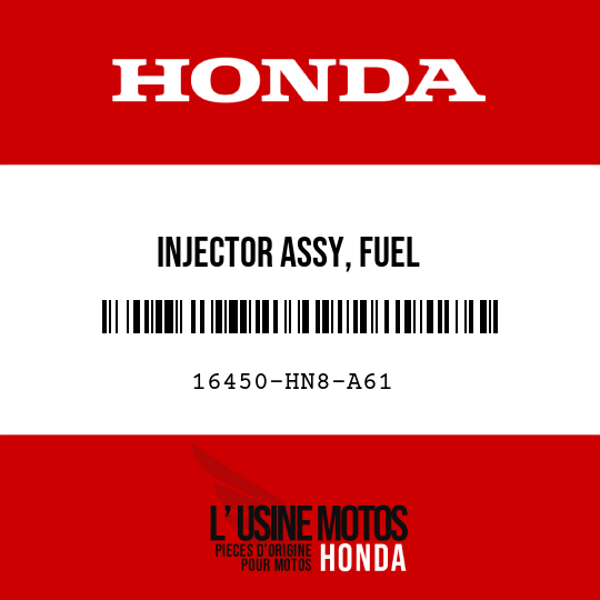 image de 16450-HN8-A61 INJECTOR ASSY, FUEL