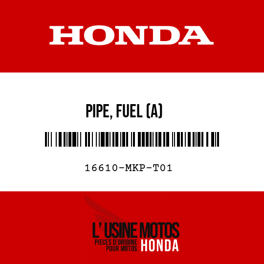 image de 16610-MKP-T01 PIPE, FUEL (A)