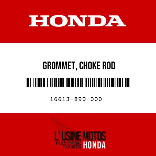 image de 16613-890-000 GROMMET, CHOKE ROD