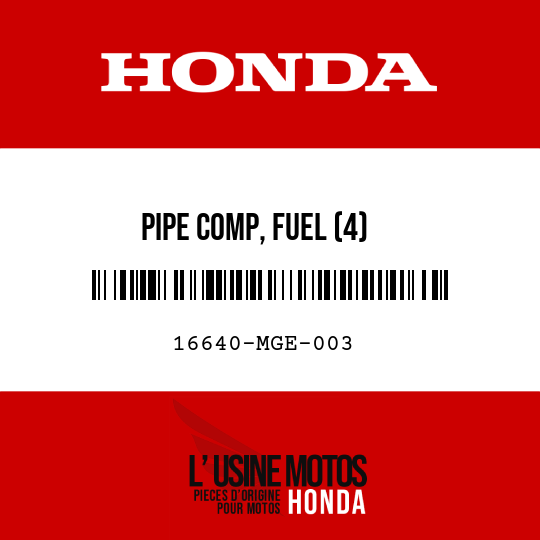 image de 16640-MGE-003 PIPE COMP, FUEL (4)