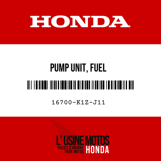 image de 16700-K1Z-J11 PUMP UNIT, FUEL