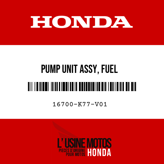 image de 16700-K77-V01 PUMP UNIT ASSY, FUEL