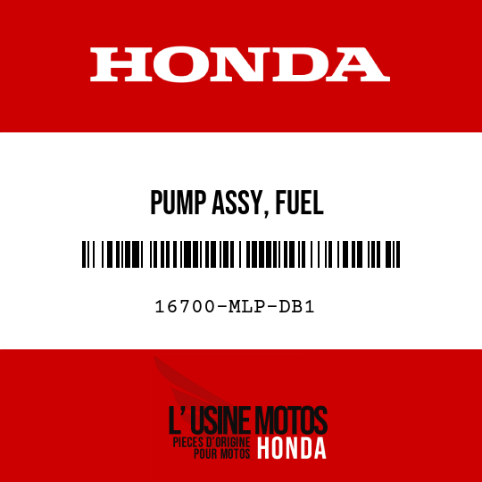 image de 16700-MLP-DB1 PUMP ASSY, FUEL