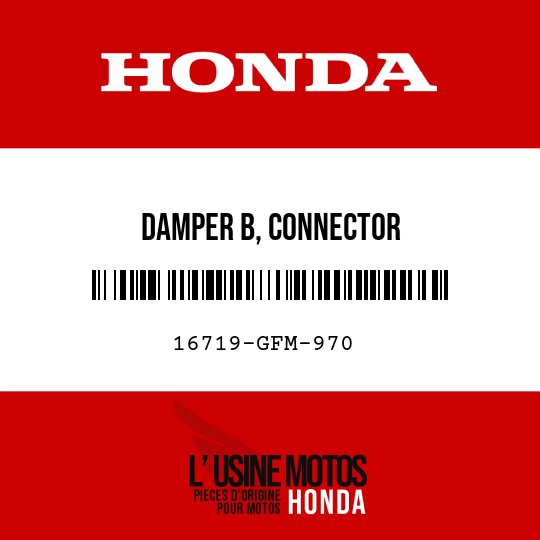 image de 16719-GFM-970 DAMPER B, CONNECTOR