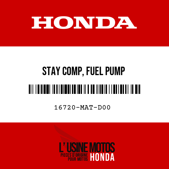 image de 16720-MAT-D00 STAY COMP, FUEL PUMP