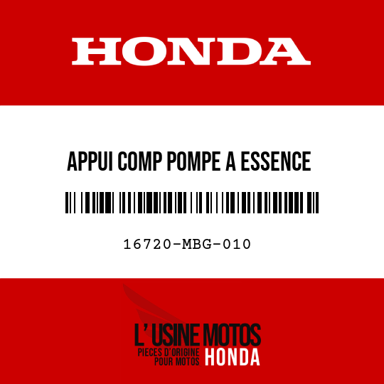image de 16720-MBG-010 APPUI COMP POMPE A ESSENCE